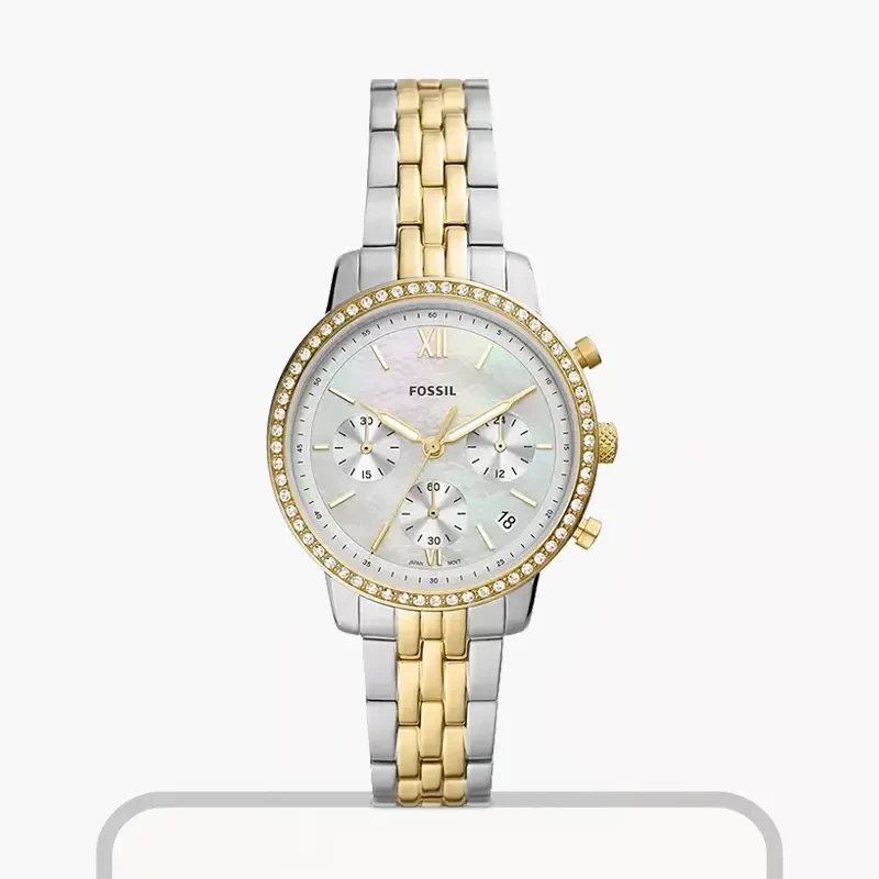 Fossil Neutra Chronograph MOP Dial Ladies Watch- ES5216